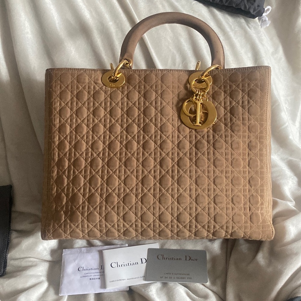Lady Dior Nylon Tote